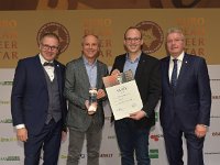 Brau2019  BEERStar Award 2019 überreicht von: links: Georg Rittmayer, Präsident der Privaten Brauereien Bayern e.V. rechts: Detlef Projahn, Präsident der Privaten Brauereien Deutschland e.v.  -- : Messe