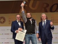 Brau2019  BEERStar Award 2019 überreicht von: links: Georg Rittmayer, Präsident der Privaten Brauereien Bayern e.V. rechts: Detlef Projahn, Präsident der Privaten Brauereien Deutschland e.v.  -- : Messe