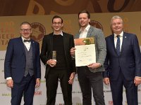 Brau2019  BEERStar Award 2019 überreicht von: links: Georg Rittmayer, Präsident der Privaten Brauereien Bayern e.V. rechts: Detlef Projahn, Präsident der Privaten Brauereien Deutschland e.v.  -- : Messe