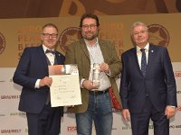 Brau2019  BEERStar Award 2019 überreicht von: links: Georg Rittmayer, Präsident der Privaten Brauereien Bayern e.V. rechts: Detlef Projahn, Präsident der Privaten Brauereien Deutschland e.v.  -- : Messe