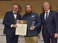 Brau2019  BEERStar Award 2019 überreicht von: links: Georg Rittmayer, Präsident der Privaten Brauereien Bayern e.V. rechts: Detlef Projahn, Präsident der Privaten Brauereien Deutschland e.v.  -- : Messe