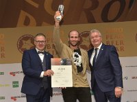 Brau2019  BEERStar Award 2019 überreicht von: links: Georg Rittmayer, Präsident der Privaten Brauereien Bayern e.V. rechts: Detlef Projahn, Präsident der Privaten Brauereien Deutschland e.v.  -- : Messe