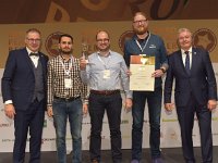 Brau2019  BEERStar Award 2019 überreicht von: links: Georg Rittmayer, Präsident der Privaten Brauereien Bayern e.V. rechts: Detlef Projahn, Präsident der Privaten Brauereien Deutschland e.v.  -- : Messe