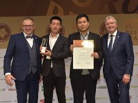 Brau2019  BEERStar Award 2019 überreicht von: links: Georg Rittmayer, Präsident der Privaten Brauereien Bayern e.V. rechts: Detlef Projahn, Präsident der Privaten Brauereien Deutschland e.v.  -- : Messe