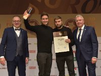 Brau2019  BEERStar Award 2019 überreicht von: links: Georg Rittmayer, Präsident der Privaten Brauereien Bayern e.V. rechts: Detlef Projahn, Präsident der Privaten Brauereien Deutschland e.v.  -- : Messe