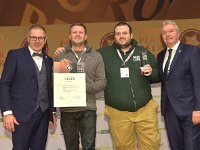 Brau2019  BEERStar Award 2019 überreicht von: links: Georg Rittmayer, Präsident der Privaten Brauereien Bayern e.V. rechts: Detlef Projahn, Präsident der Privaten Brauereien Deutschland e.v.  -- : Messe