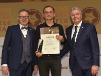 Brau2019  BEERStar Award 2019 überreicht von: links: Georg Rittmayer, Präsident der Privaten Brauereien Bayern e.V. rechts: Detlef Projahn, Präsident der Privaten Brauereien Deutschland e.v.  -- : Messe