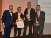 Brau2019  BEERStar Award 2019 überreicht von: links: Georg Rittmayer, Präsident der Privaten Brauereien Bayern e.V. rechts: Detlef Projahn, Präsident der Privaten Brauereien Deutschland e.v.  -- : Messe