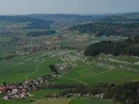 Kirschblüte  Kirschblüte bei Rüsselbach : Luftaufnahmen Luftbild