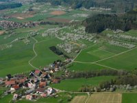 Kirschblüte  Kirschblüte bei Rüsselbach : Luftaufnahmen Luftbild