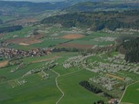 Kirschblüte  Kirschblüte bei Rüsselbach : Luftaufnahmen Luftbild
