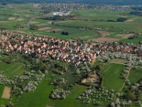 Kirschblüte  Kirschblüte in Kalchreuth : Luftaufnahmen Luftbild