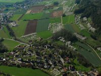 Kirschblüte  Kirschblüte bei Rüsselbach : Luftaufnahmen Luftbild