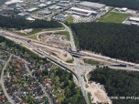 Nürnberg Autobahn BAB A6  Nürnberg Autobahn  BAB A6 Fahrbahnverbreiterung zw. Kreuz Nürnberg Süd und Ost Feucht  Langwasser : Luftaufnahmen