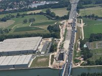 Erlangen Frauenaurach  Frauenaurach BAB A3 MD Autobahn Kanalbrücke  MD Kanal : Luftbild