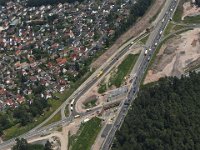 Nürnberg Mooenbrunn  Nürnberg BAB A 6  Autobahn Ausbau   Nürnberg Kreuz Ost und Kreuz Süd : Luftbild