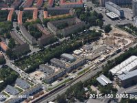 Nuernberg Nordostbahnhof  Nuernberg Nordostbahnhof  Kieslingstr  Baustelle Wohnanlage Joseph-Stiftung und WBG : Luftbild