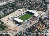 Fuerth Ronhof  Fussballstadion Sportpark Thomas Sommer  SpVgg Greuther Fuerth  am Laubenweg : Luftaufnahmen