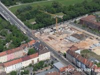 Nuernberg Gostenhof  NuernbergReutersbrunnerstr Maximilianstr Baustelle Feuerwache 1 : Luftaufnahmen